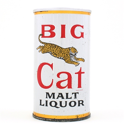 Big Cat Malt Liquor Zip Top MILWAUKEE 39-32