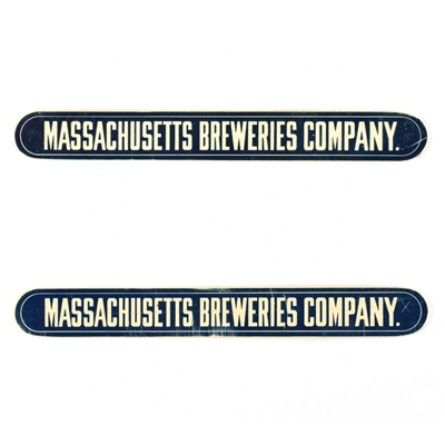 Massachusetts Breweries Pre-Pro 2-Sided Foam Scraper RARE