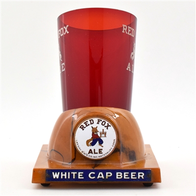 Red Fox Ale White Cap Beer 1930s Frother Holder OUTSTANDING