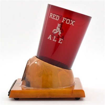 Red Fox Ale White Cap Beer 1930s Frother Holder OUTSTANDING
