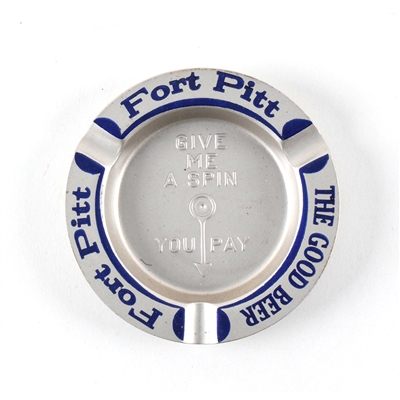 Fort Pitt 1930s Metal Spinner Ash Tray