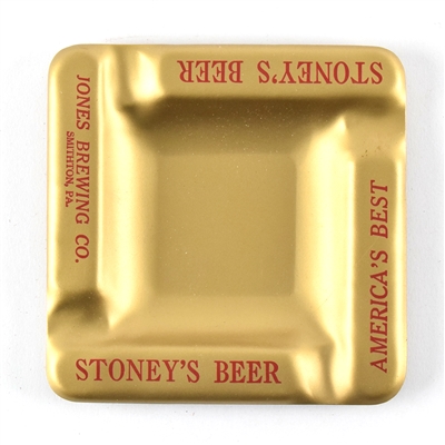 Stoneys Beer 1950s Metal Ash Tray