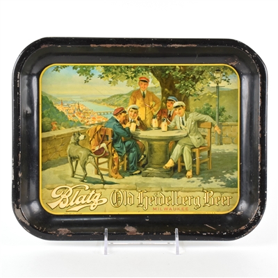 Blatz Old Heidelberg Beer 1930s Serving Tray