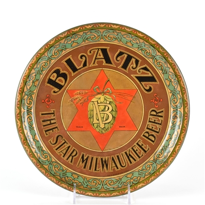 Blatz Star Milwaukee Beer Pre-Pro Serving Tray