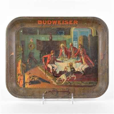 Budweiser Beer Pre-Pro Serving Tray FOX IN FIRE