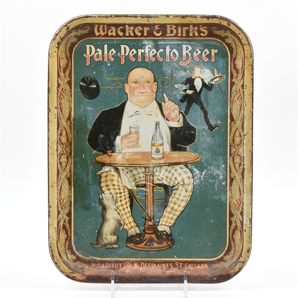Wacker and Birks Pre-Prohibition Serving Tray RARE
