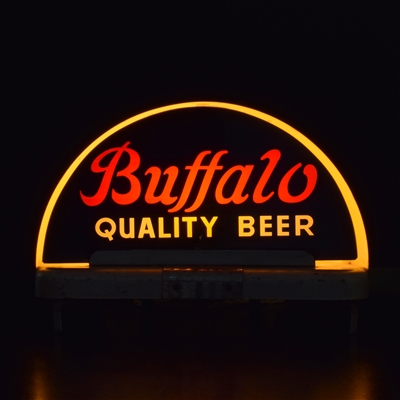 Buffalo Quality Beer 1940s Price Bros Taxi Dome Lamp RARE