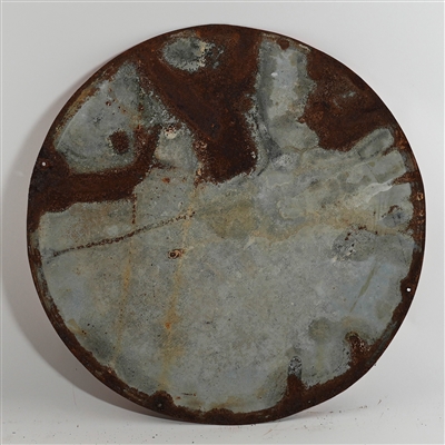 Hulls Beer Convex Porcelain Sign RARE