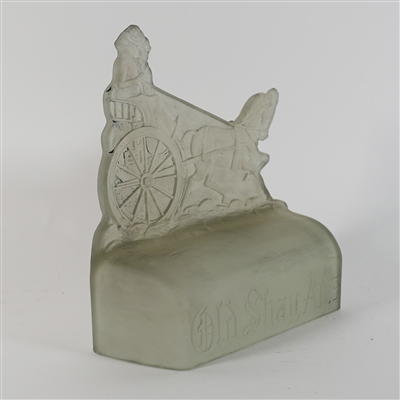 Old Shay Ale Glass Back Bar Statue