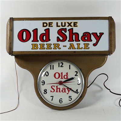 Old Say De Luxe Beer Ale Illuminated Teardrop Clock
