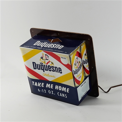 Duquesne Pilsener Take Me Home Illuminated 12 OZ CANS Sign