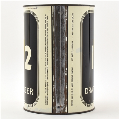 Brew 102 Draft Beer Gallon NO CONTENTS AT BOTTOM 244-5