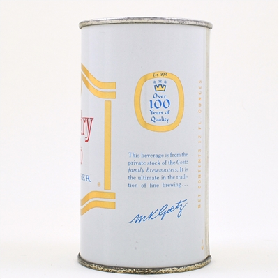 Country Club Malt Lager Flat Top GOETZ 51-37 MINTY