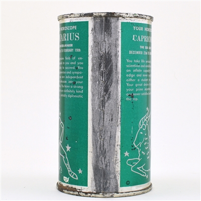 Drewrys Horoscope Flat Top CAPRICORN-AQUARIUS Green SOUTH BEND 56-24