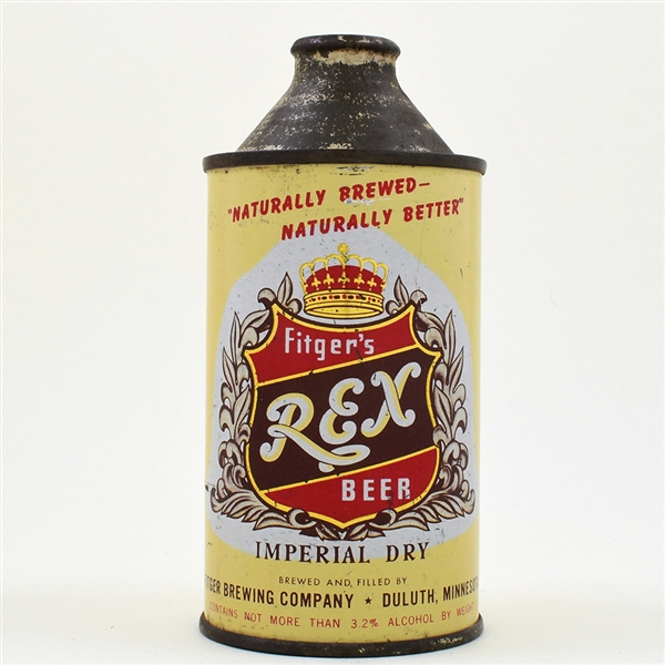Fitgers Rex Beer Cone Top 162-29
