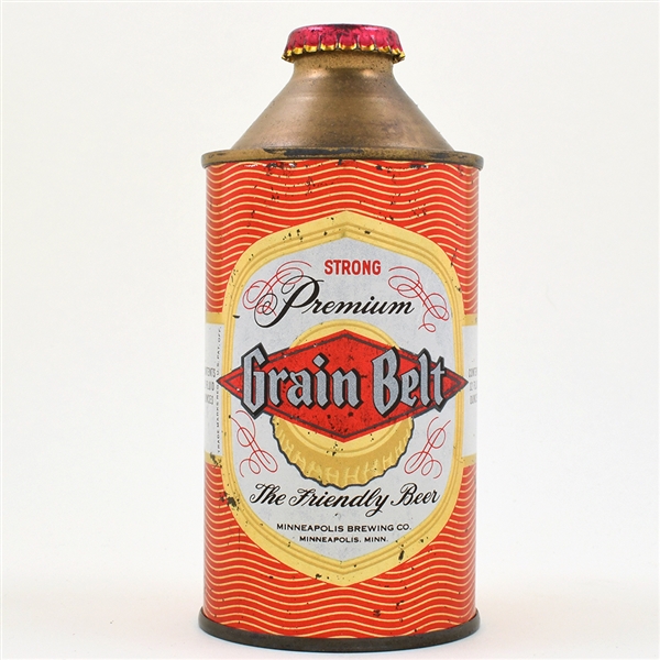 Grain Belt Beer Cone Top STRONG NON-IRTP 167-16