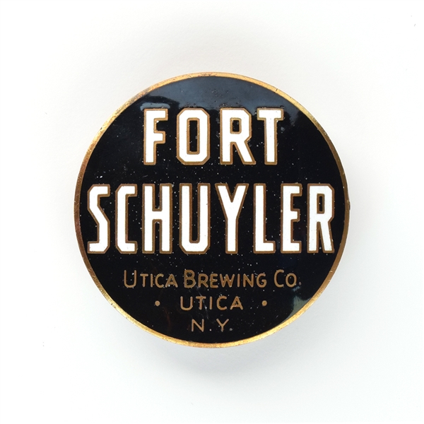 Fort Schuyler 1930s Enameled Tap Knob Insert