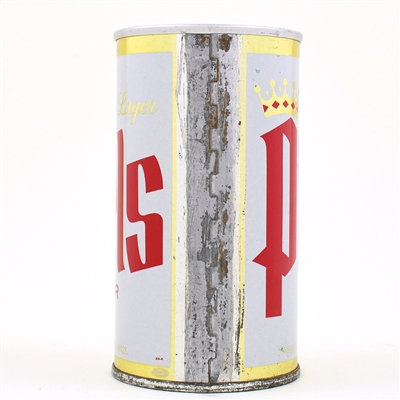 Piels Light Lager Beer ZIP Top GOLD TRIM MINTY