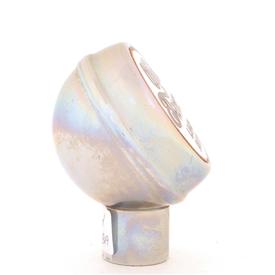 Old Tavern Lager Beer 1940s Enameled Chrome Ball Tap Knob