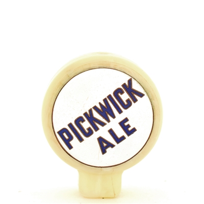 Pickwick Ale 1940s Porcelain Insert Plastic Tap Knob