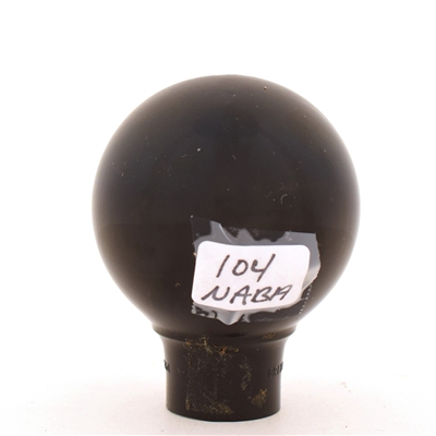 Silver Label Lager Beer 1930s Enameled Ball Tap Knob