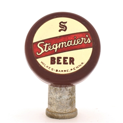 Stegmaier Beer 2-Sided 1940s Tap Knob