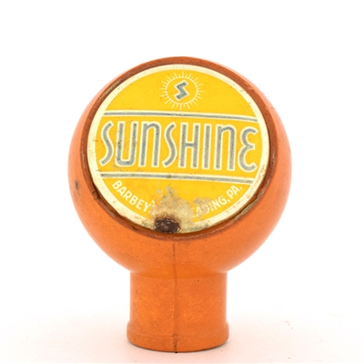 Sunshine 1930s Orange Ball Tap Knob BARBEYS