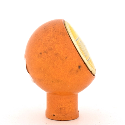 Sunshine 1930s Orange Ball Tap Knob BARBEYS