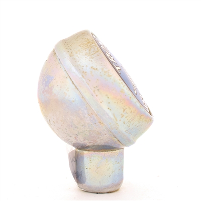 Trommers Malt Beer 1940s 2-Sided Enameled Chrome Ball Tap Knob