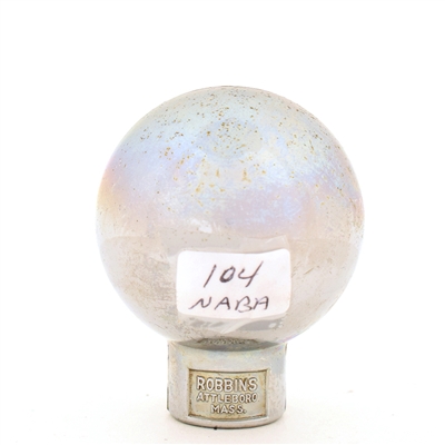 Twiggs Birch Beer 1940s Enameled Chrome Soda Ball Tap Knob