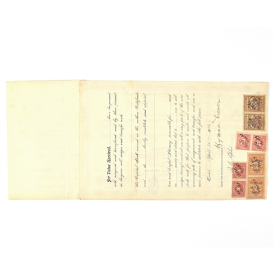 Reading Brewing Company Capital Stock Certificate 1922 CANCELLED