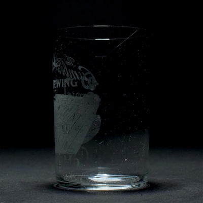 Cumberland Brewing Co Pre-Prohibition Etched Glass