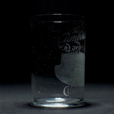 Cumberland Brewing Co Pre-Prohibition Etched Glass
