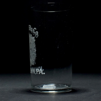 Goenner and Co Pre-Prohibition Etched Glass