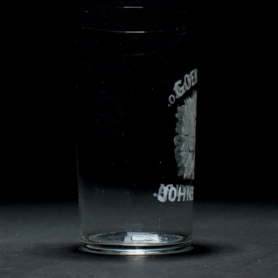 Goenner and Co Pre-Prohibition Etched Glass