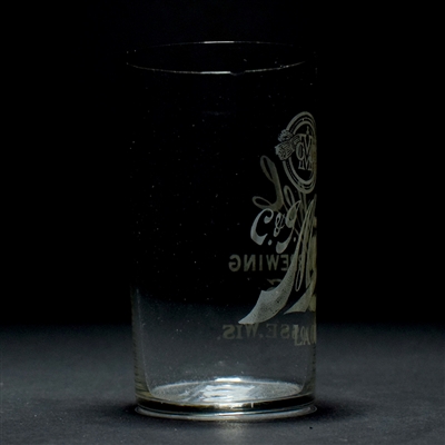 Michel Brewing Pre-Prohibition Etched Glass LA CROSSE WISC