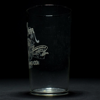 Moose Beer Pre-Prohibition White ACL Glass