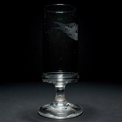 Nail City Brewing Co Pre-Prohibition Etched Glass GOATS SCARCE