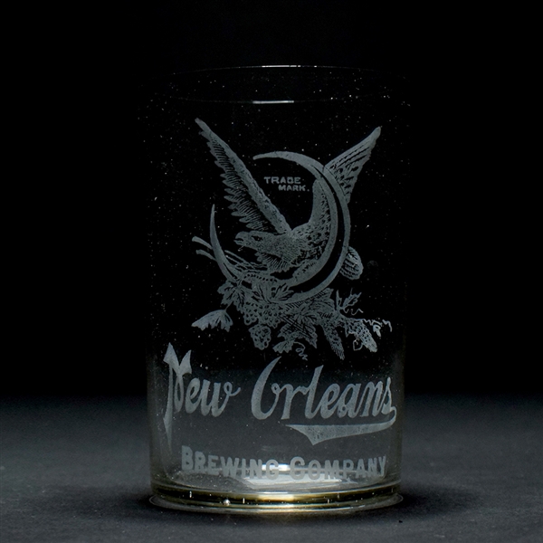 New Orleans Brewing Co Pre-Prohibition Etched Glass