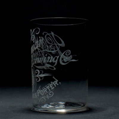 Polish Lithuanian Brewing Co Pre-Prohibition Etched Glass