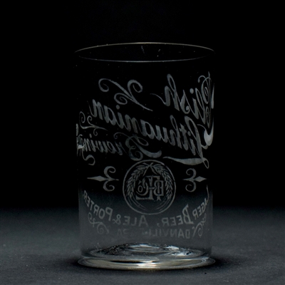 Polish Lithuanian Brewing Co Pre-Prohibition Etched Glass