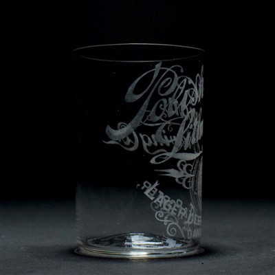 Polish Lithuanian Brewing Co Pre-Prohibition Etched Glass