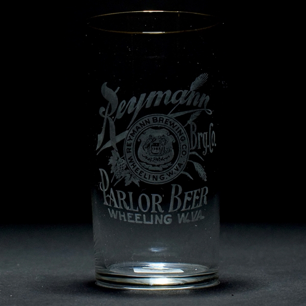 Reymann Parlor Beer Pre-Prohibition Etched Glass