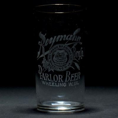 Reymann Parlor Beer Pre-Prohibition Etched Glass