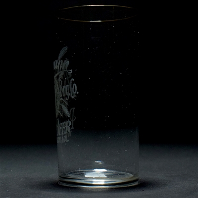 Reymann Parlor Beer Pre-Prohibition Etched Glass