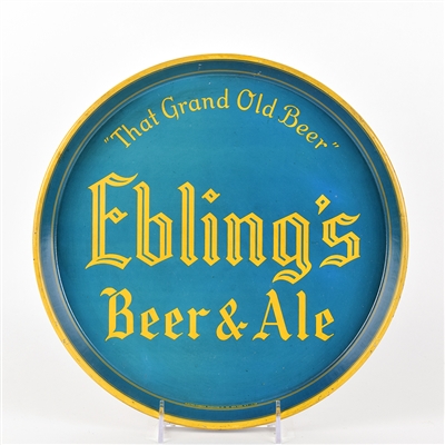 Eblings Beer Ale 1930s Serving Tray GRAND OLD BEER