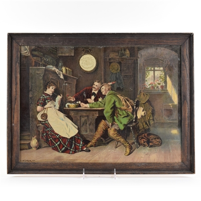 Duesseldorfer Gold Medal Beer Pre-Prohibition Litho On Faux Canvas