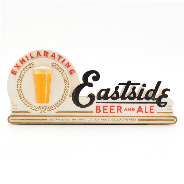 Eastside Beer and Ale 1950s Koloplak Chalk Sign SCARCE