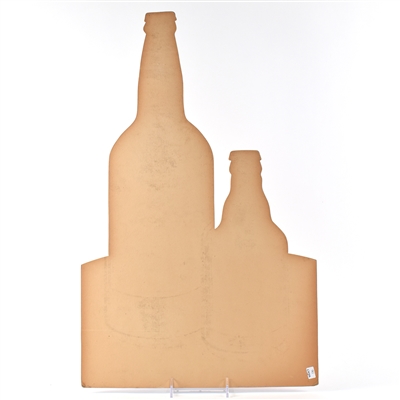 Ehrets Extra Beer 1950s Die Cut Cardboard Sign