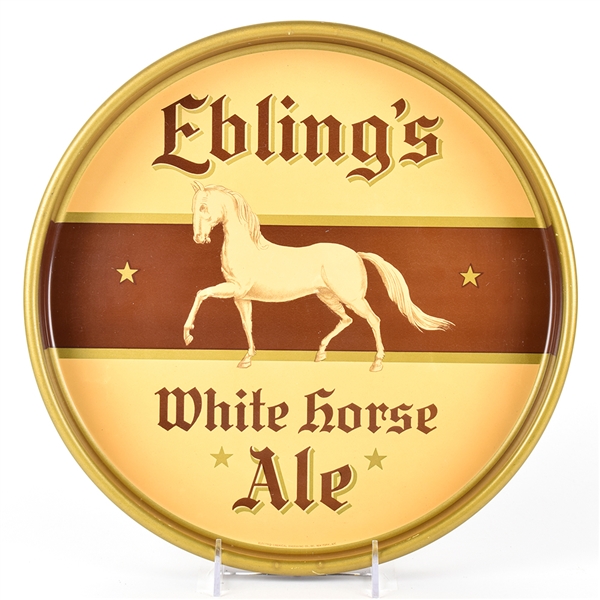 Eblings White Horse Ale 1930s Serving Tray